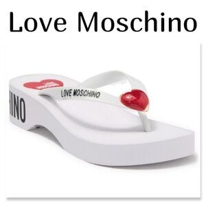 NIB Love Moschino Eva Platform Flip Flop Sandal